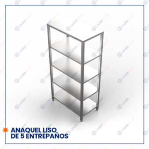 ANAQUEL LISO 5 ENTREPAÑOS