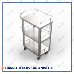CARRO DE SERVICIO 3 NIVELES