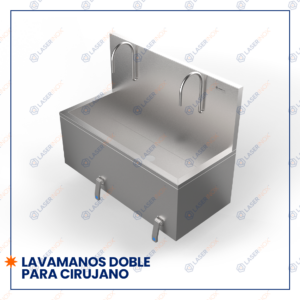 LAVAMANOS DOBLE PARA CIRUJANO