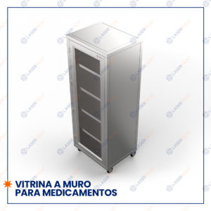 VITRINA A MURO PARA MEDICAMENTOS
