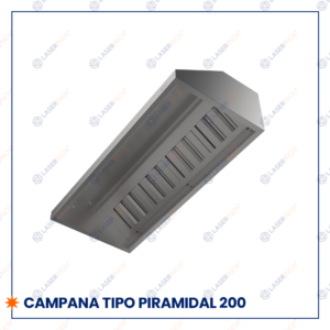 CAMPANA TIPO PIRAMIDAL 200
